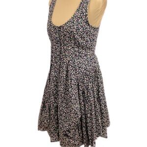 Maeve Black Floral Mini Dress